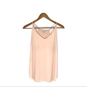Loft Cami Sleeveless Blush color Sz Small